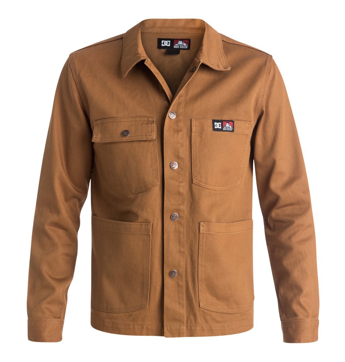 DC BEN DAVIS FRONT SNAP JACKET dc wheat