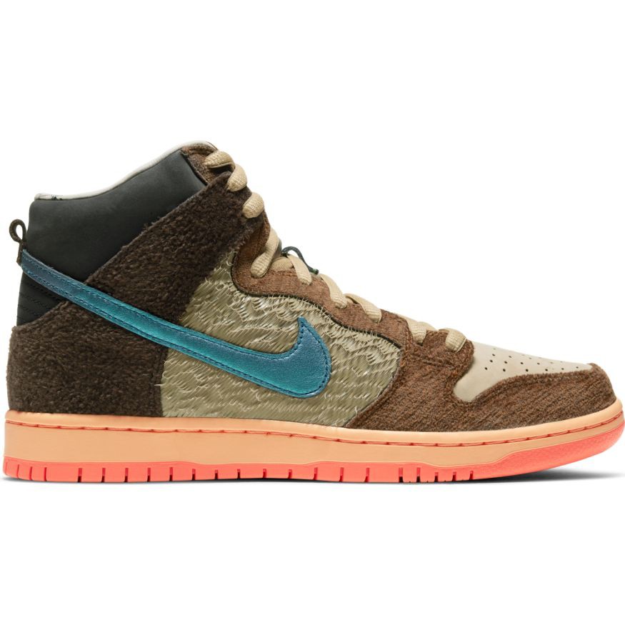 NIKE SB DUNK HIGH PRO QS CONCEPT TURDUNKEN rattan baroque brown