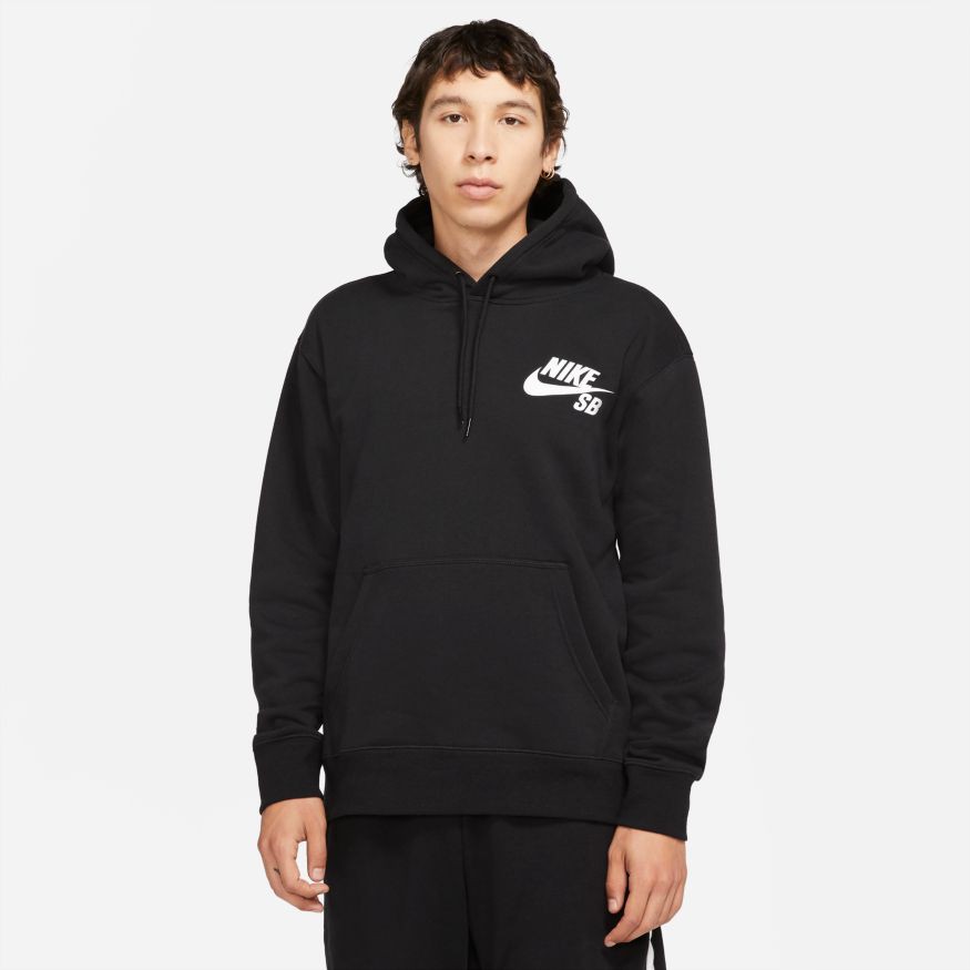 Nike sb icon hoodie black 2025
