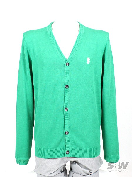 WESC BORIK CARDIGAN chlorophyll