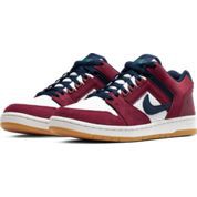 Nike SB Air Force II Low Shoes, Team Red/ Obsidian/ White in stock at SPoT  Skate Shop