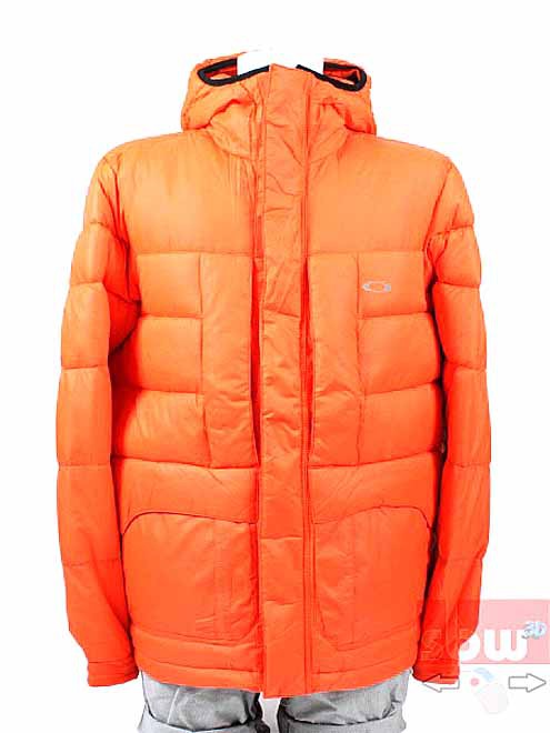 OAKLEY DOWN JACKET enamel orange