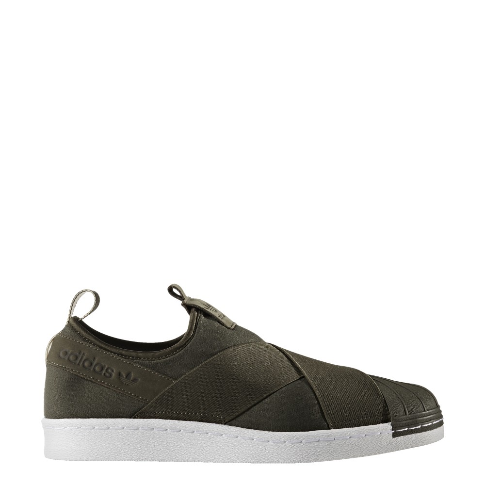 Superstar slip on verte best sale
