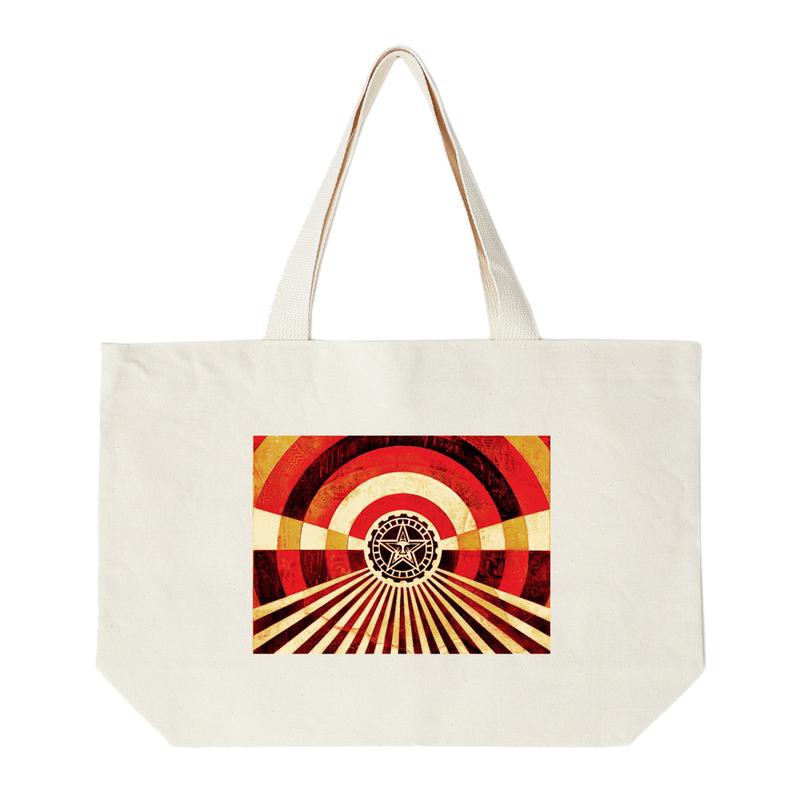 OBEY TUNNEL VISION TOTE BAG natural
